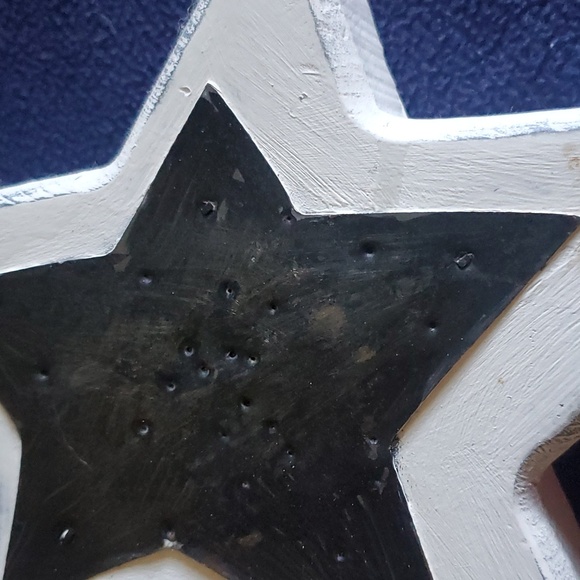 Set of 2 wooden stars - Picture 4 of 4